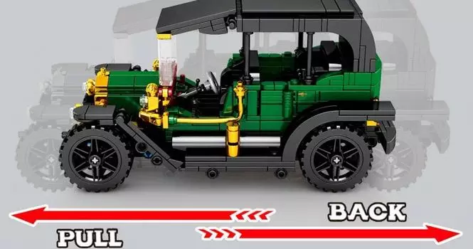 Конструктор SY 8201 ретро-автомобиль Ford Model T, 562 детали