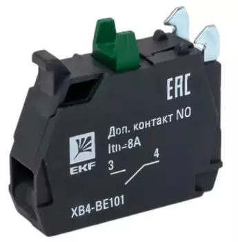 Контакт дополнительный EKF XB4-BE101 XB4 NO (зеленые)
