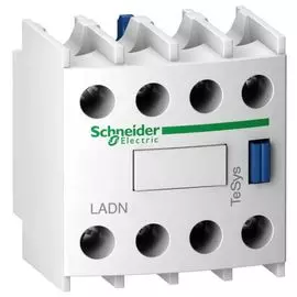 Контакт Schneider Electric LADN40 дополнительный фронтальный 4НО для контакторов cерии D