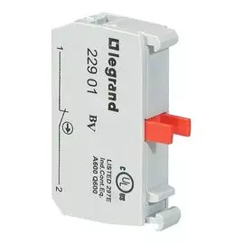 Контактный блок Legrand 022901 Osmoz - для головок, для комплектации, под винт, Н.З.