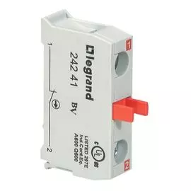 Контактный блок Legrand 024241 Osmoz - для головок, для кнопочных постов, Н.З.