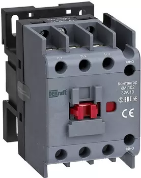 Контактор DEKraft 21928DEK 32А 230В_АС АС3_ АС4 1НО+1НЗ КМ-102