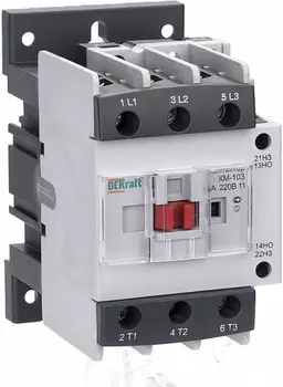 Контактор DEKraft 22127DEK 40А 110В АС3 1НО+1НЗ КМ-103