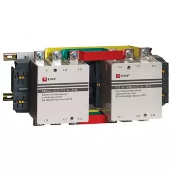 Контактор EKF ctr-b-r-115-380 КТЭ реверс. 115А 400В 2NO