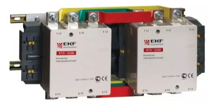 Контактор EKF ctr-b-r-150 КТЭ реверс. 150А 230В 2NO