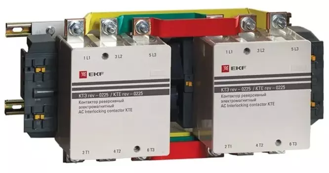 Контактор EKF ctr-b-r-225 КТЭ реверс. 225А 230В 2NO