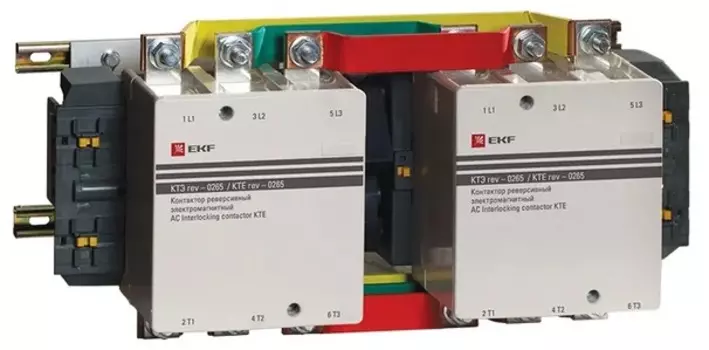 Контактор EKF ctr-b-r-265 КТЭ реверс. 265А 230В 2NO