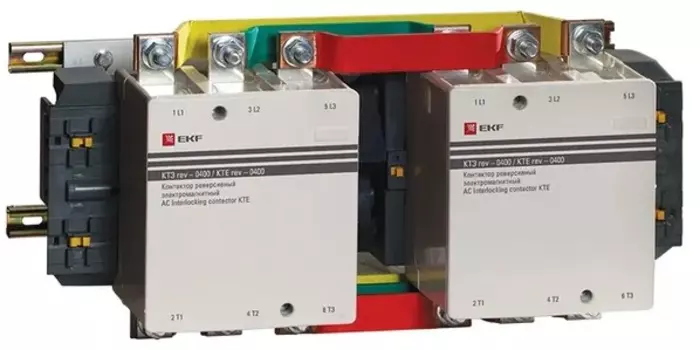 Контактор EKF ctr-b-r-400 КТЭ реверс. 400А 230В 2NO