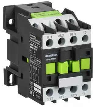 Контактор IEK KKME11-018-036-10 КМИе-11810 18А 36В/АС3 1NО GENERICA