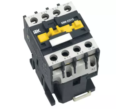 Контактор IEK КМИ-22511 25А 400В/АС3 1НЗ, малогабаритный, IP20, нереверсивный