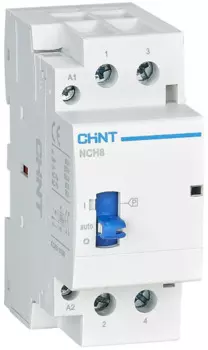 Контактор модульный CHINT 257400 NCH8-16M/20, AC 220-240В, 50/60Гц, ручное управление