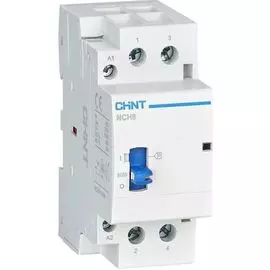 Контактор модульный CHINT 257409 NCH8-20M/20, AC, 220-240в 50/60Гц, ручное, управление (R)