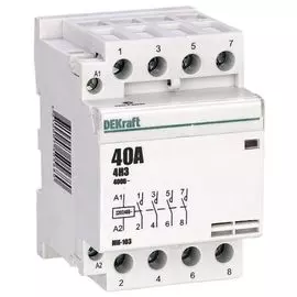 Контактор модульный DEKraft 18084DEK 4НЗ 40А 230В МК-103