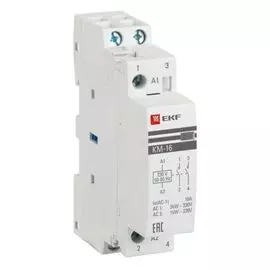 Контактор модульный EKF km-1-16-20 КМ 16А 2NО (1 мод.)