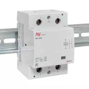 Контактор модульный EKF km-av-3-125-20-230V КМ 125А 2NО 230VAC (3 мод.) AVERES