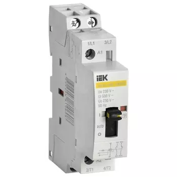 Контактор модульный IEK MKK12-20-11 с ручным управлением КМ20-11МР AC KARAT