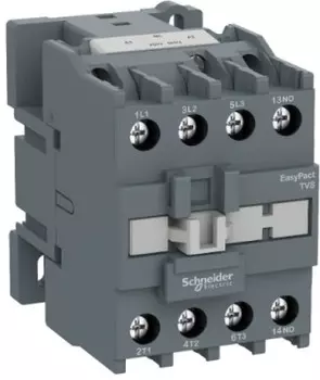 Контактор Schneider Electric LC1E3801Q5 EasyPact TVS TeSys E 3P 1НЗ 38А 400В AC3 380В 50Гц