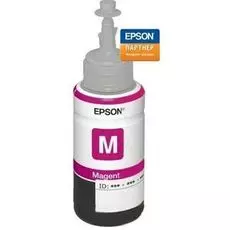 Контейнер Epson C13T66434A для принтера L100/200/L3050/L3070 с пурпурными чернилами 7500 стр