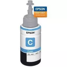 Контейнер Epson C13T67324A для принтера L800 с голубыми чернилами