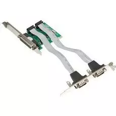 Контроллер ASIA WCH382 ASIA PCIE WCH 2S1P LP PCI-E 1xLPT 2xCOM Ret