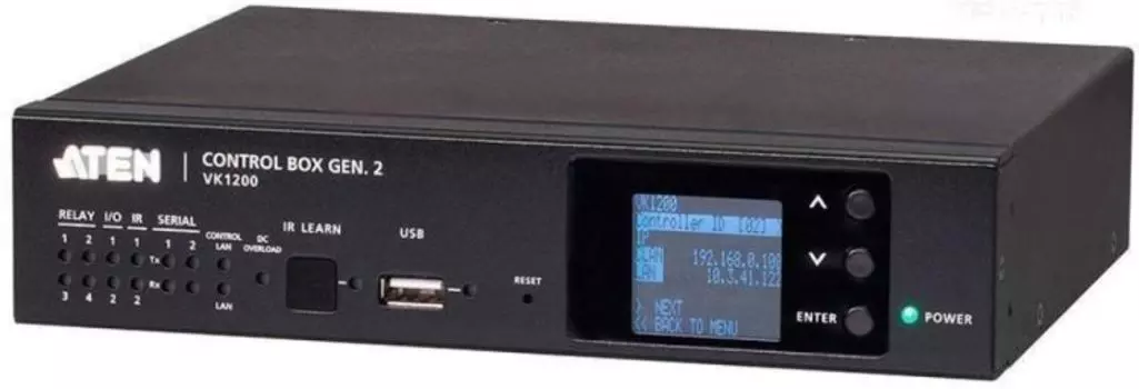 Контроллер Aten VK1200-AT-G Компактный 2 поколения с двумя LAN портами (2 лицензии)