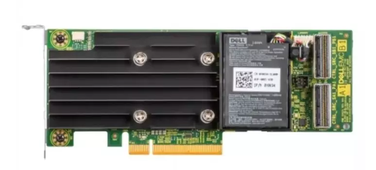 Контроллер Dell 405-AAYY PERC H755, 8GB, Broadcom RAIDon-chip, SAS3916 chipset, RAID 0, 1, 5, 6, 10, 50, 60, Low Profile, G15 srv