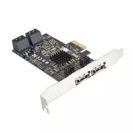 Контроллер Exegate EXE-504 EX283711RUS PCI-E 2.0, SATA3 RAID, 4 int+2 ext (OEM)