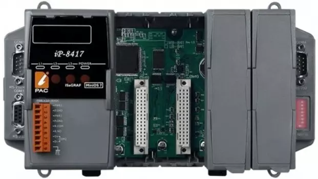 Контроллер ICP DAS iP-8417 CR 4 slots Faster CPU (80 MHz) ISaGRAF PAC (RoHS) 80186, 80MHz