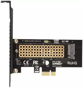 Контроллер ORIENT C302E NGFF(M.2) PCI-E M key - PCI-E 3.0 x1
