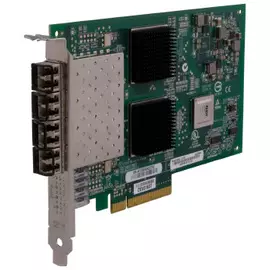 Контроллер Qlogic QLE2564L-CK 8Gb, Quad Port FC HBA, x8 PCIe, SR LC multi-mode optic, low profile