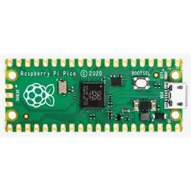 Контроллер Raspberry Pi Pico ARM Cortex–M0+, 264 КБайт, размеры 21х55 мм