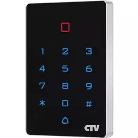 Контроллер-считыватель CTV CTV-KR10 EM-WF с сенсорной клавиатурой для считывания кодов бесконтактных идентификаторов формата EM-MARINE и возможностью