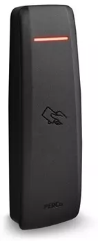Контроллер-считыватель PERCo PERCo-CL211.3D в черном корпусе для карт формата EMM/HID, интерфейс связи - RS-485, 12В DC, 120 мА, -40...+45°C, IP54