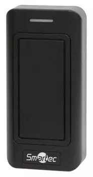 Контроллер Smartec ST-SC312E-BK автономный со встроенными считывателем EM, черный: память на 2000 пользователей, дальность 3 - 8 см, 125 кГц, мастер к