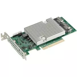 Контроллер Supermicro AOC-S3816L-L16IT-O 16*12Gb/s SAS/SATA, 122*SATA/SAS drives, PCIe Gen 4.0