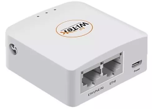 Контроллер Wi-Tek WI-AC50 централизованное управление 50 точками доступа, 2 порта, 10/100M Base-TX, micro-USB, 5V