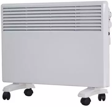 Конвектор HIPER HI-HTG3 1500Вт, 2 режима, защита от перегрева, колёсики, крепление на стену, металл, белый