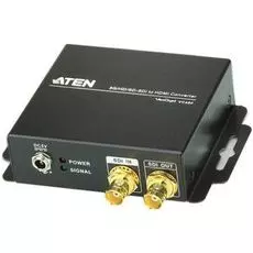 Конвертер Aten VC480-AT-G 3G/HD/SD-SDI=>HDMI+AUDIO, BNC>HDMI+BNC+3xRCA, Female, БП 5V