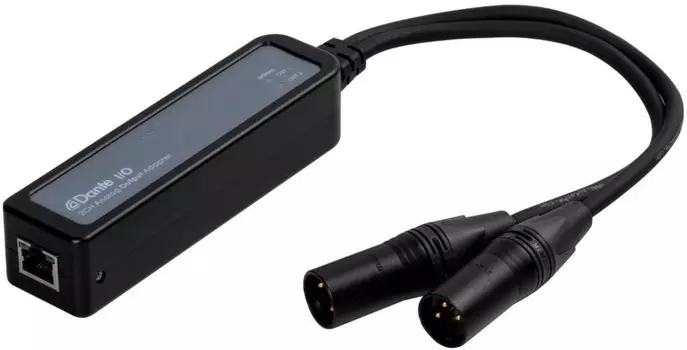 Конвертер INTREND ITDAN-XR2 приемник Dante - аналог, 2 канала, XLR