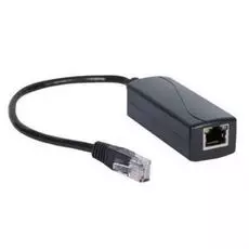 Конвертер OSNOVO CN-PoE24/G 48V в 24V, вх. - RJ45(10/100/1000 Base-T, IEEE 802.3af/at), вых. - кабель RJ45(10/100/1000 Base-T, 24V 1A). Входное напряж