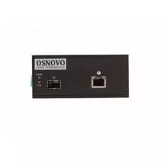 Конвертер OSNOVO OMC-1000-11X Gigabit Ethernet 1xRJ45, 1xSFP, 1 x GE (10/100/1000Base-T), 1 x GE SFP (1000Base-X). В комплекте: БП DC5V(1A). Размеры (