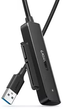 Конвертер UGREEN CM321 70609 USB-A to 2.5-Inch SATA, 50см, цвет: черный