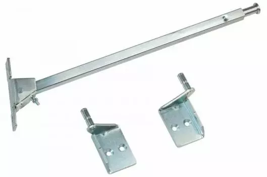 Координатор Dormakaba SR390 (47000000) механический дверной, для двустворчатых дверей с фальцем, фиксируется на лицевой стороне дверного каркаса.