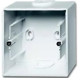 Коробка установочная ABB 2CKA001799A0974 для открытого монтажа, 1-постовая белая