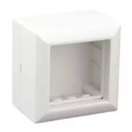 Коробка Ecoplast 72914 SM45 для открытой проводки на 1 пост 45х45 мм
