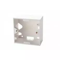 Коробка Eurolan 12A-00-02WT настенная для рамок серии 45, на 2 модуля 22.5х45.0, белая