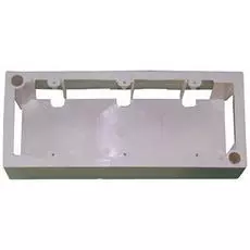 Коробка Lanmaster LAN-WB45x135-WH настенная под рамку французского стандарта, 45х135 мм