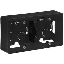 Коробка Legrand 673993 Inspiria антрацит накладного монтажа - 2 поста
