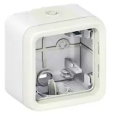 Коробка Legrand 69689 Plexo 1 пост белая