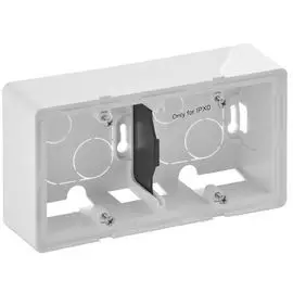 Коробка Legrand 754192 Valena LIFE - для накладного монтажа, 2-постовая, белая